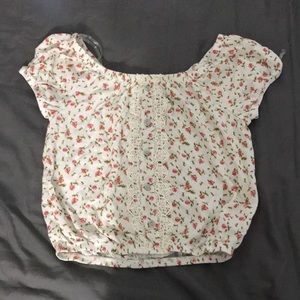 rose patterned top